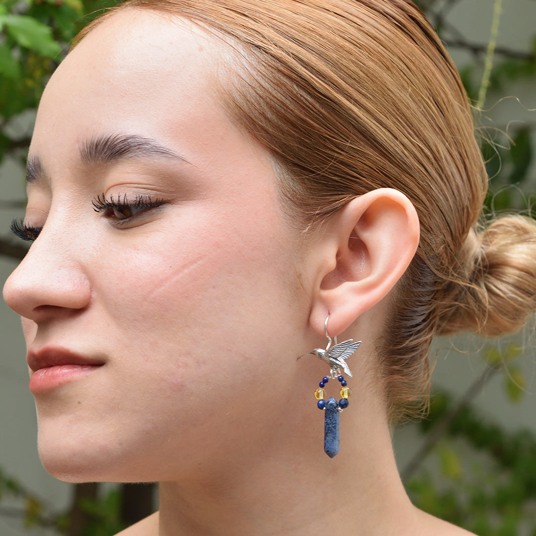 Aretes Colibrí del Cielo