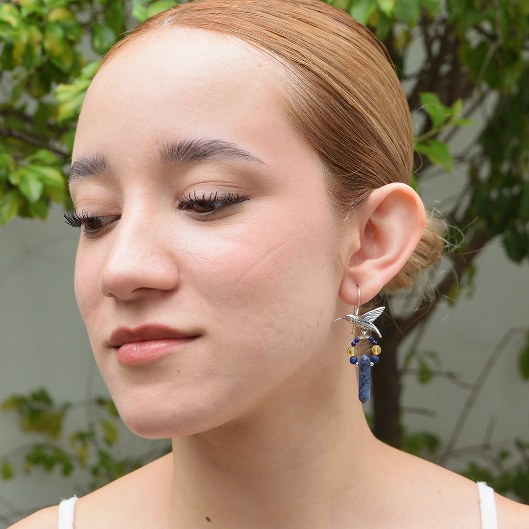 Aretes Colibrí del Cielo