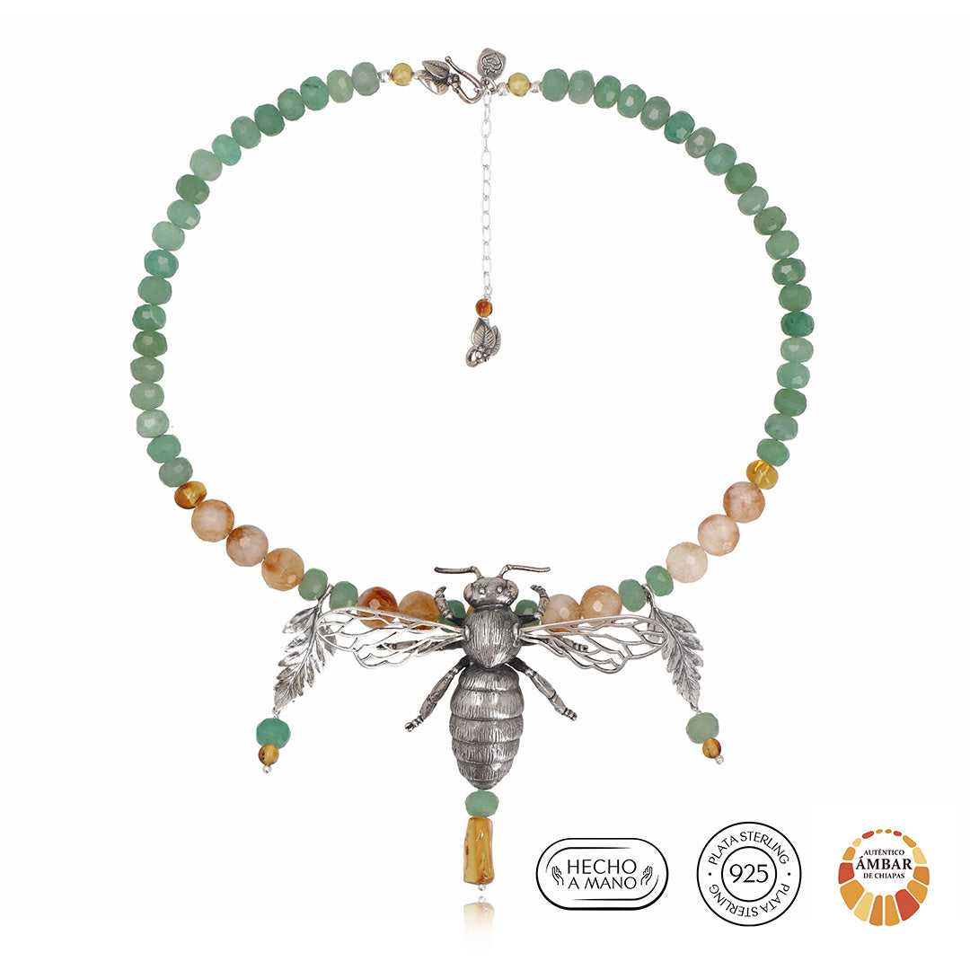 Collar Abeja reina