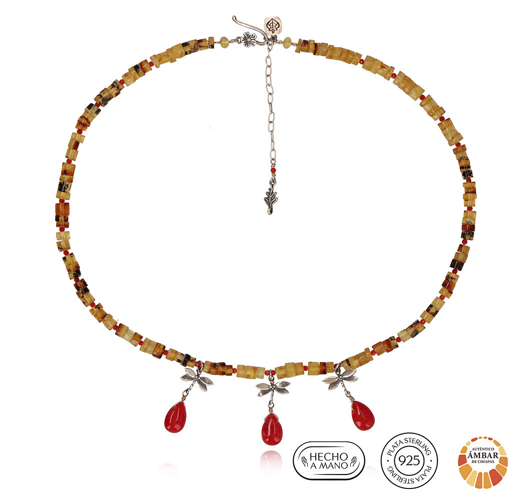Collar Libélulas mini