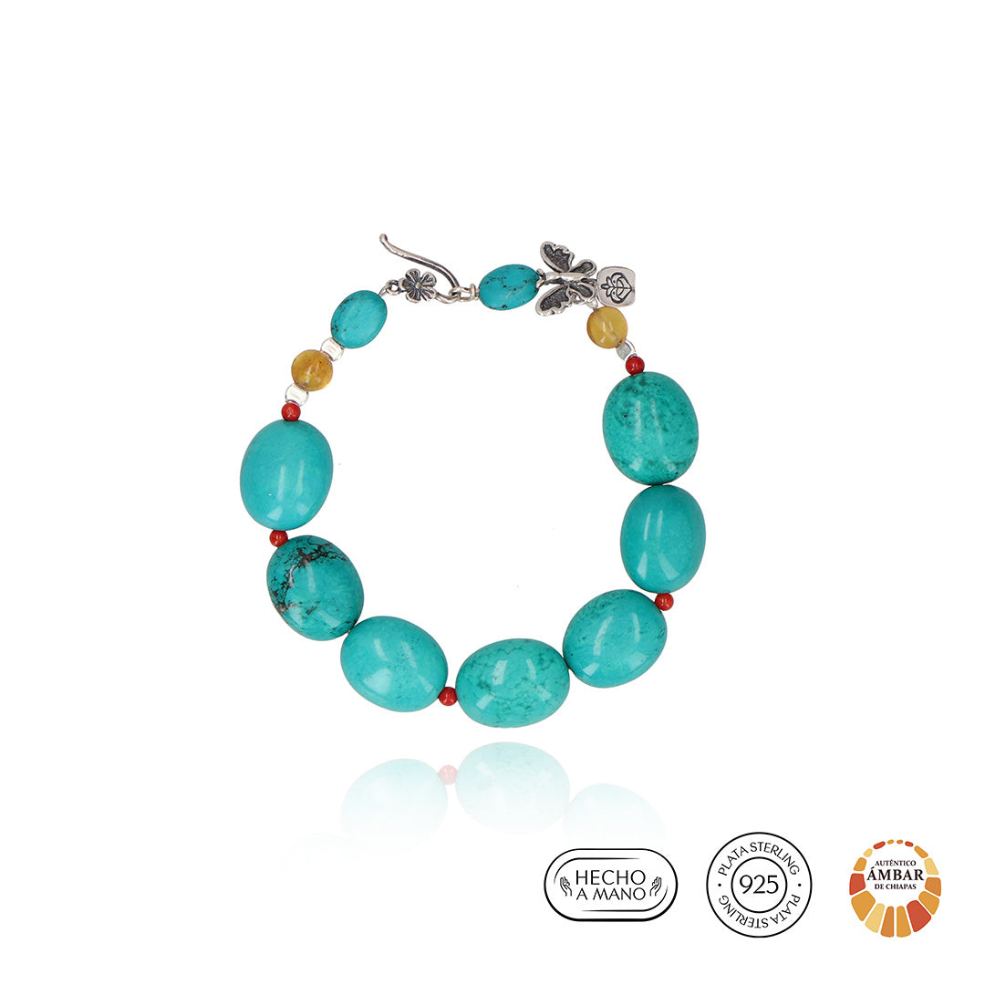 Pulsera Mariposa Celeste