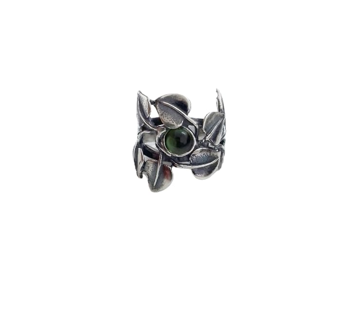 Large Music Leaves Ring