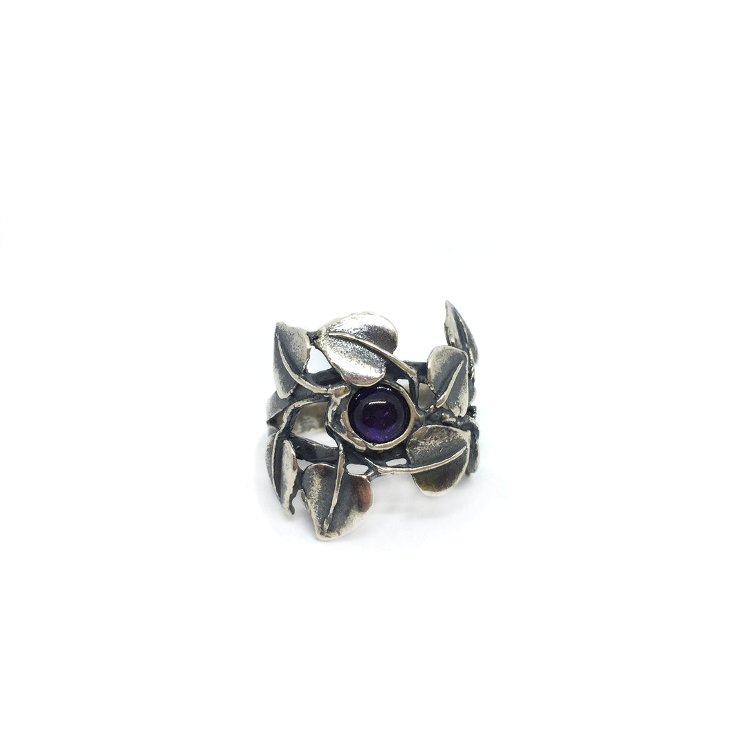 Large Music Leaves Ring