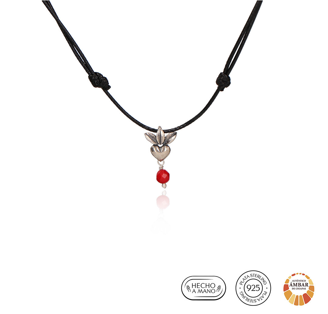 Dije Corazón Helecho Mini