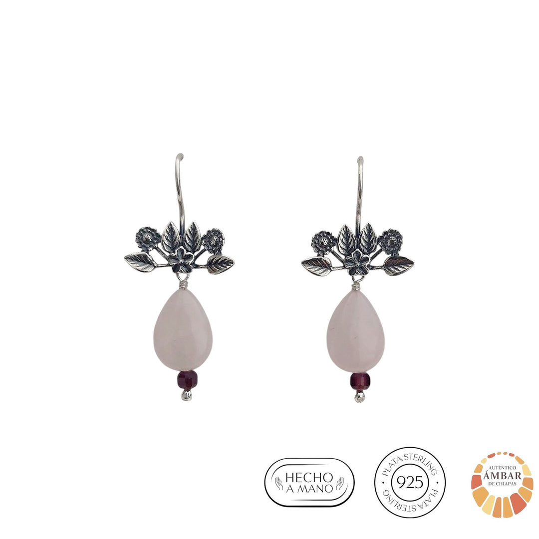 Flower and Leaf Earring