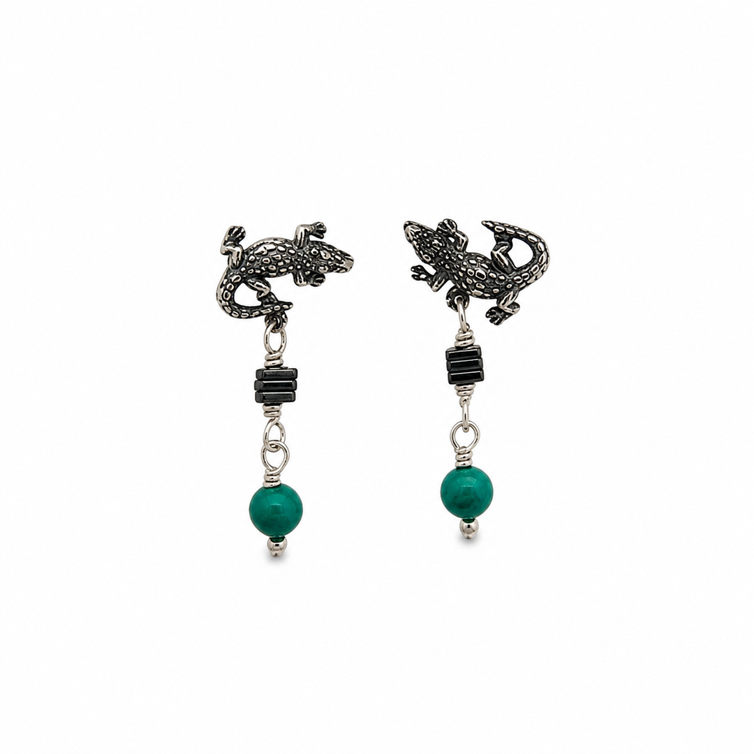 Aretes cocodrilo chico