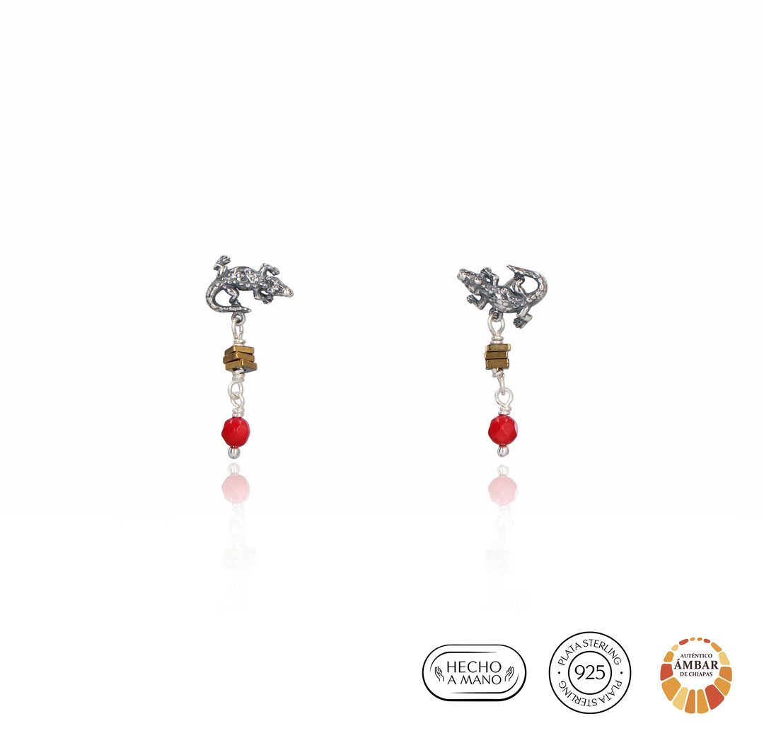 Aretes cocodrilo chico