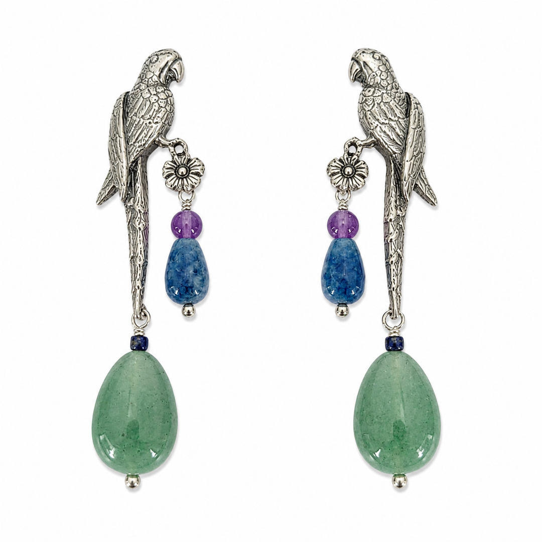 Aretes  Guacamaya