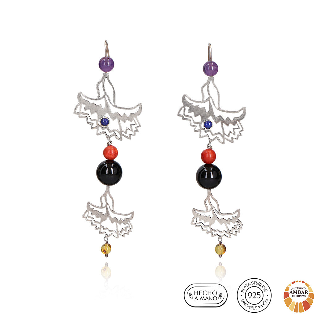 Aretes Claveles