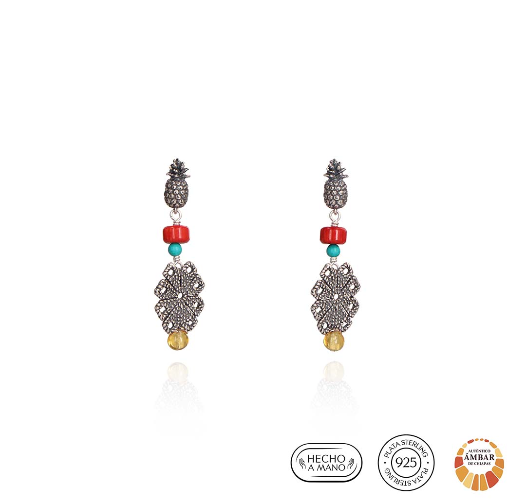 Aretes Tesoro del Trópico