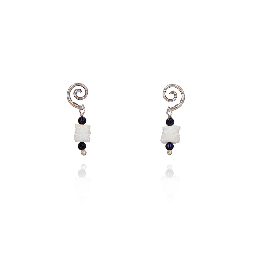 Aretes Espirales con Drusa