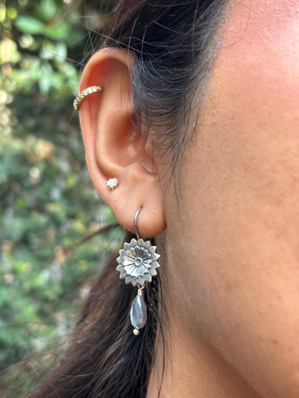 Arete Flor Resplandeciente