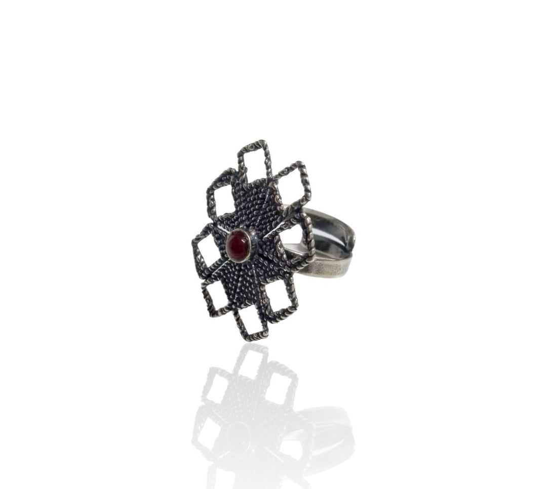 Anillo amuzgo bisel