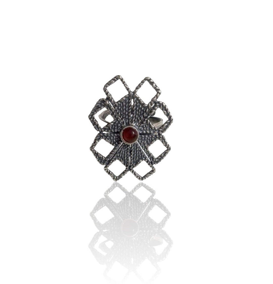 Anillo amuzgo bisel