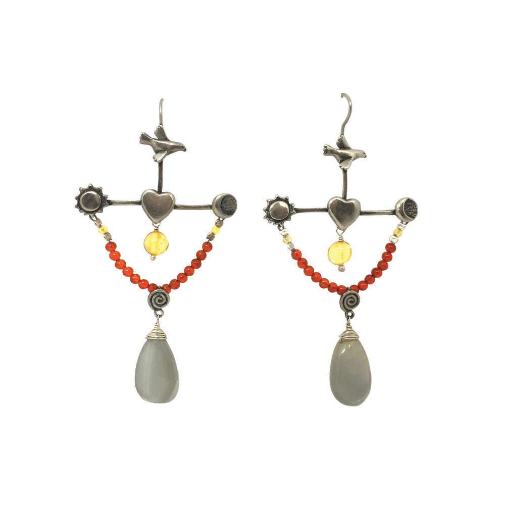 Dove Weathervane Earrings