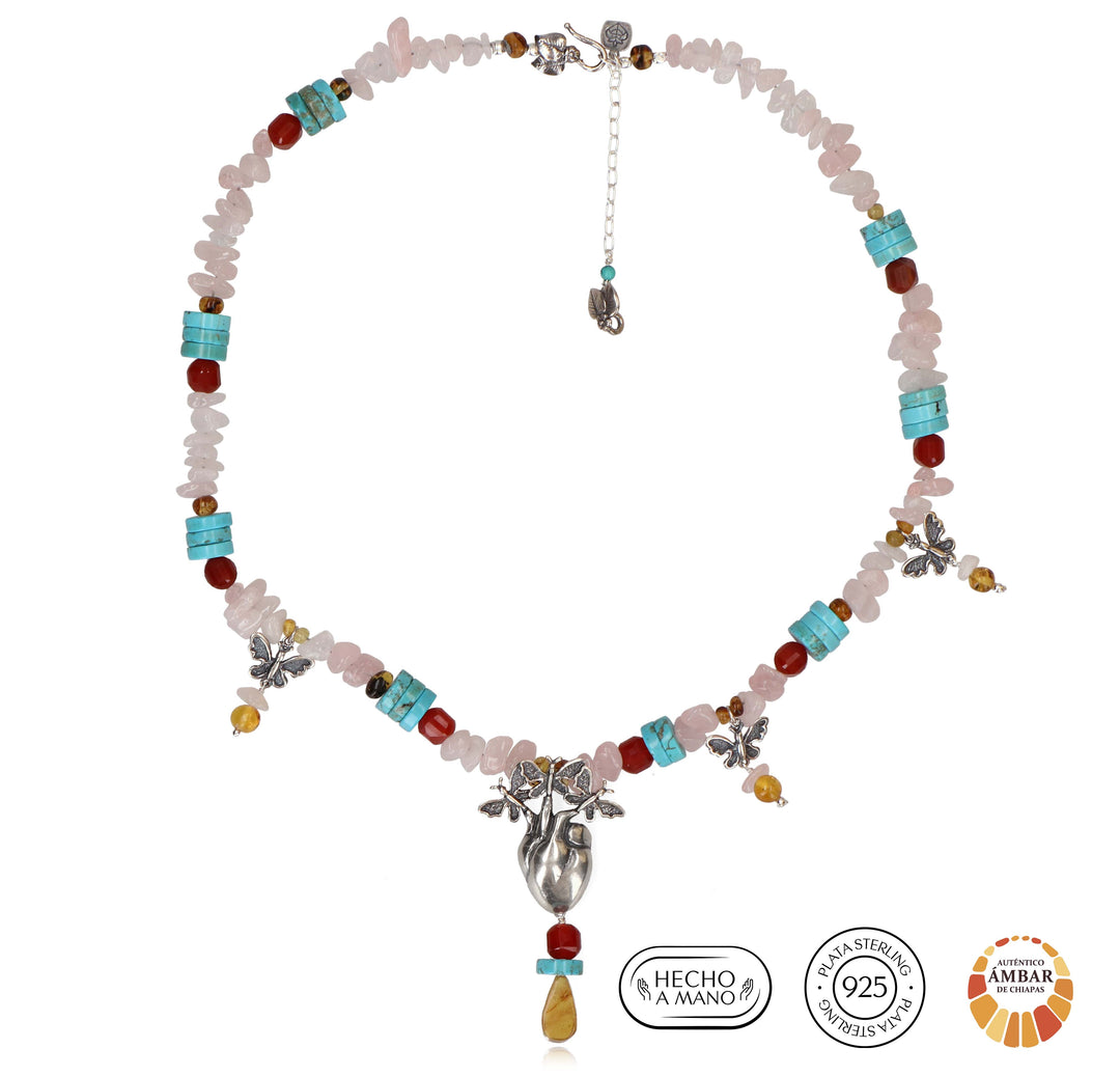 Collar Corazón en Vuelo