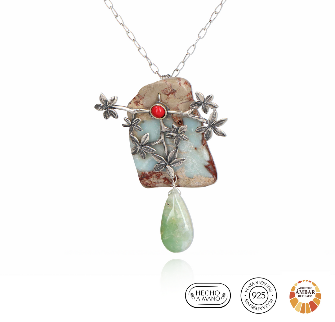 Long leaf cup choker