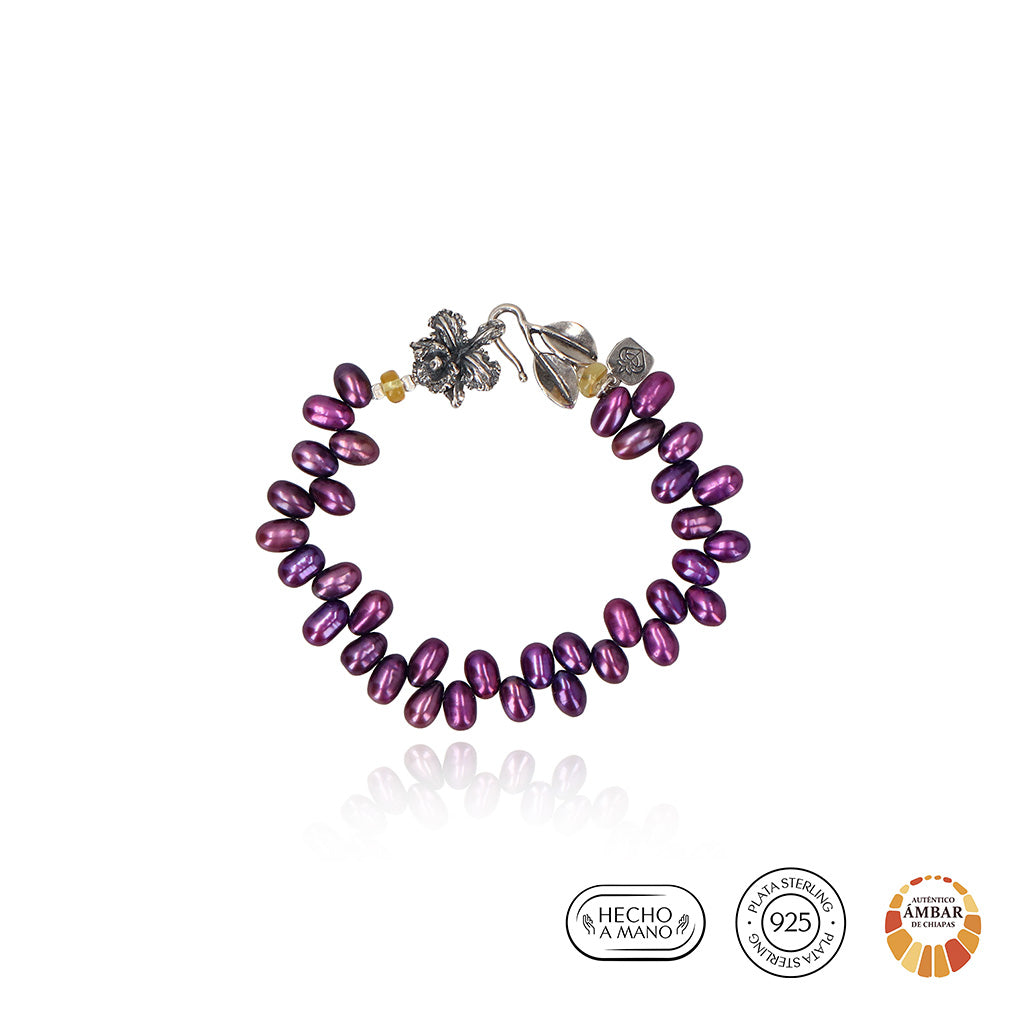 Pulsera Orquídea