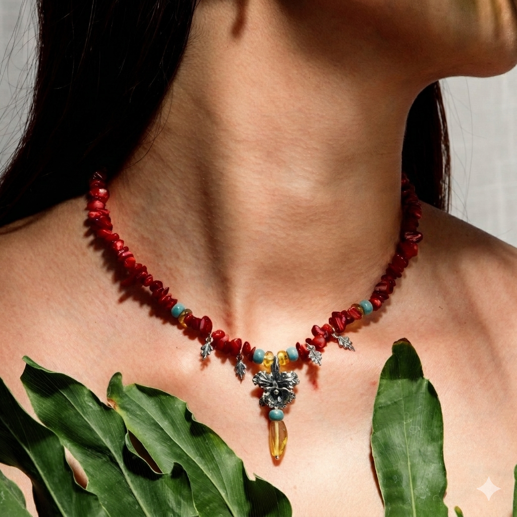 Collar Orquídea