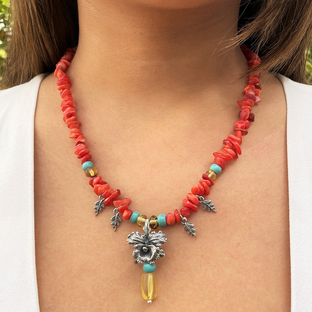 Collar Orquídea