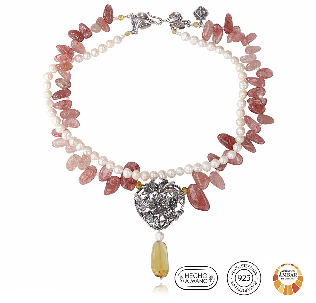 Collar Corazón que renace