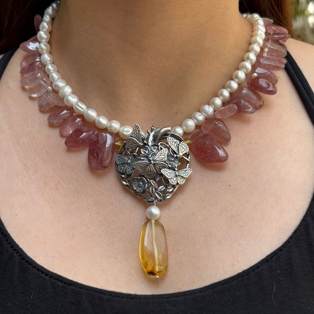 Collar Corazón que renace