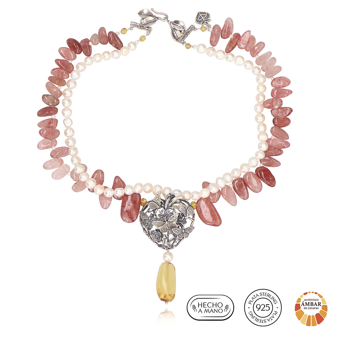 Collar Corazón que renace