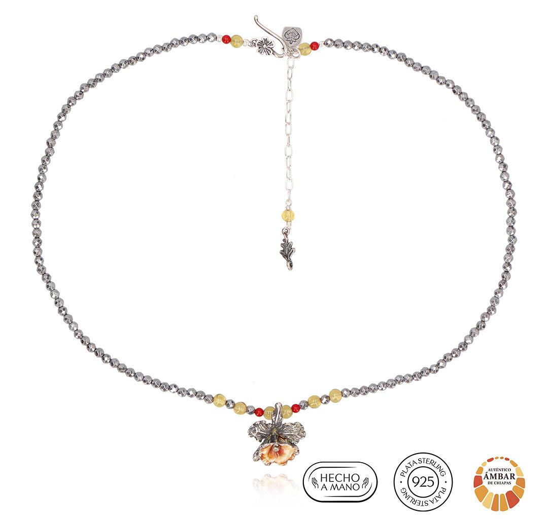 Collar Orquídea Silvestre