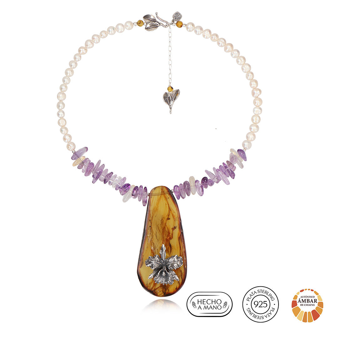 Collar Alma de Orquídea
