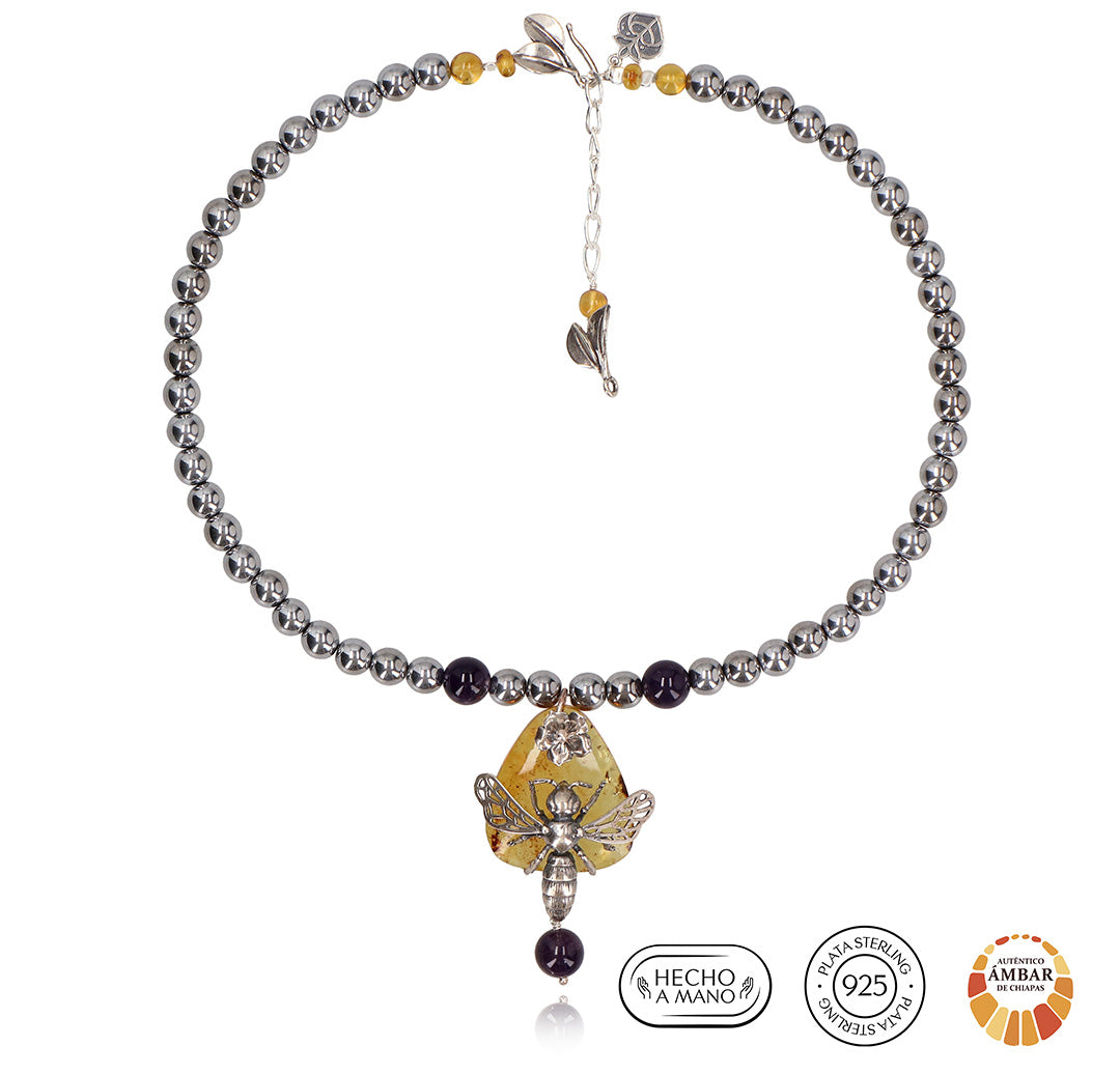 Collar Abeja reina