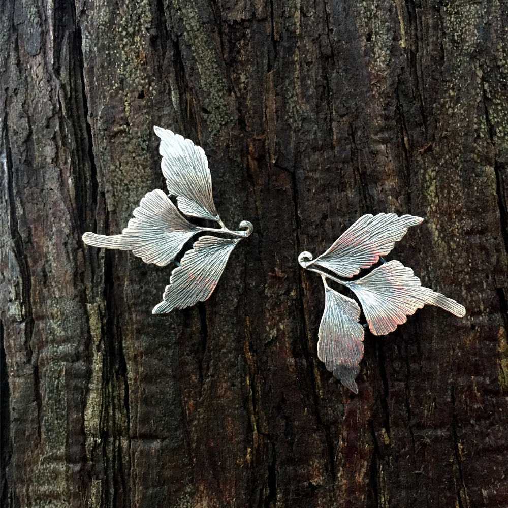 3 Fern Leaf Earrings