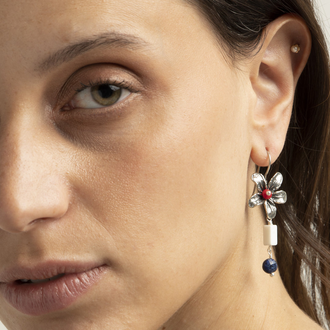 Aretes Flor grande
