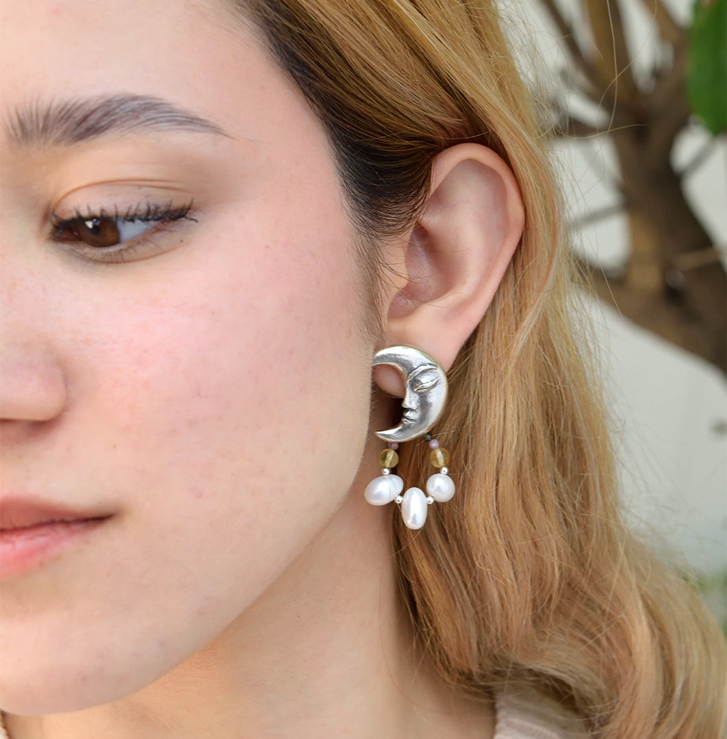 Aretes Resplandor de Luna