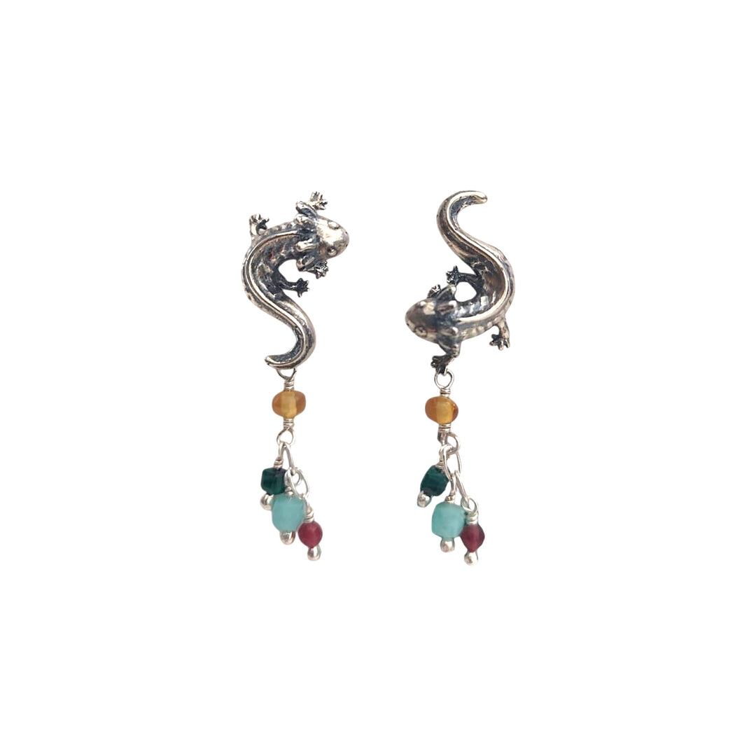Small Axolotl Earrings