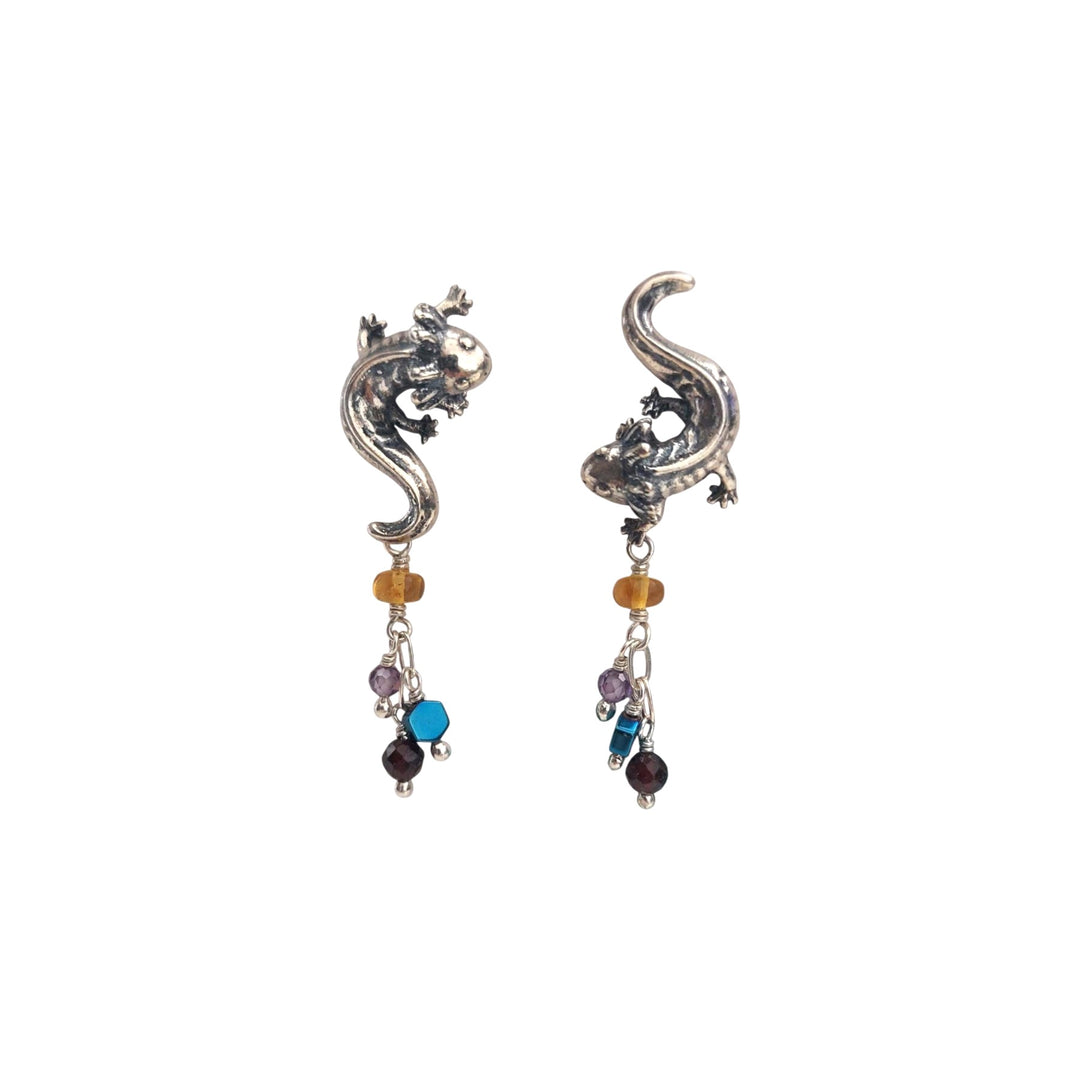 Small Axolotl Earrings