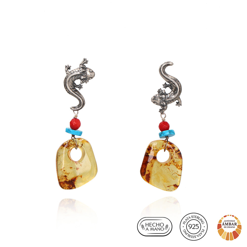 Aretes Ajolote
