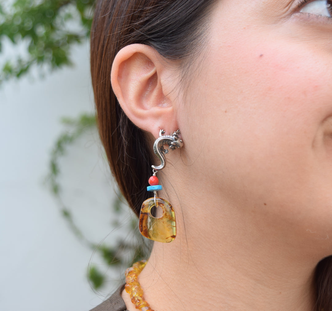 Aretes Ajolote