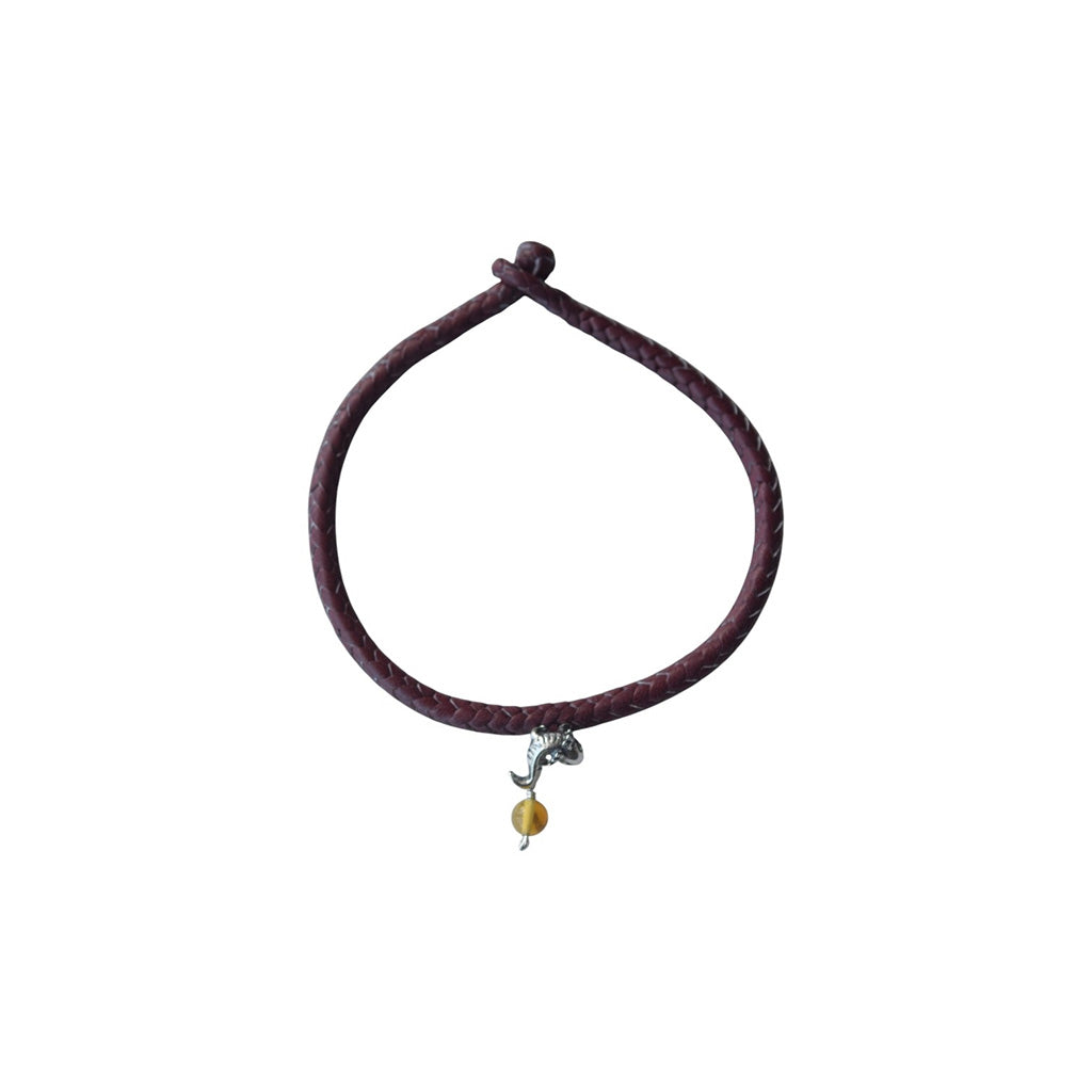 Pulsera piel tubular con Ajolote