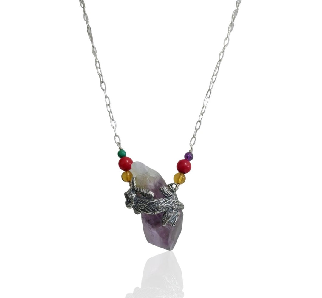 Changuito choker with quartz
