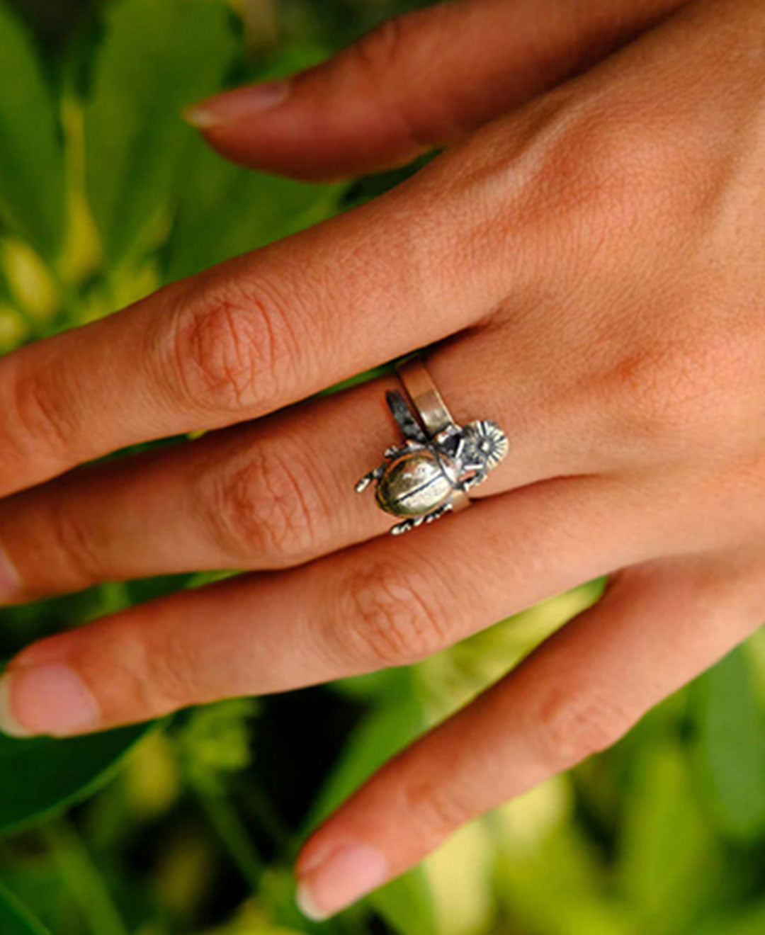 Anillo escarabajo gordito