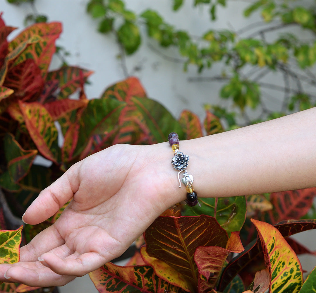 Pulsera Flor de Cempasúchil