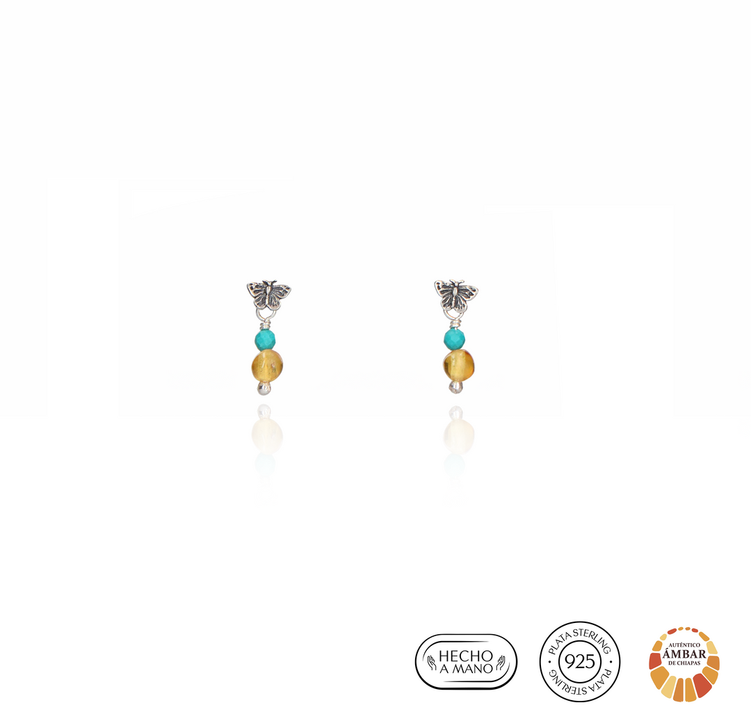 Mini Monarch Butterfly Earrings