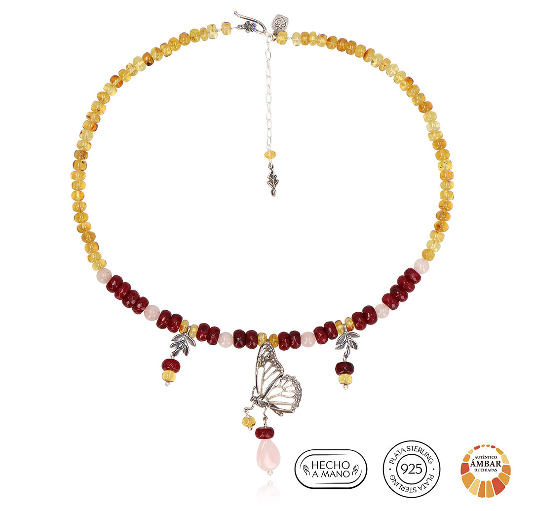 Collar Mariposa Saliente