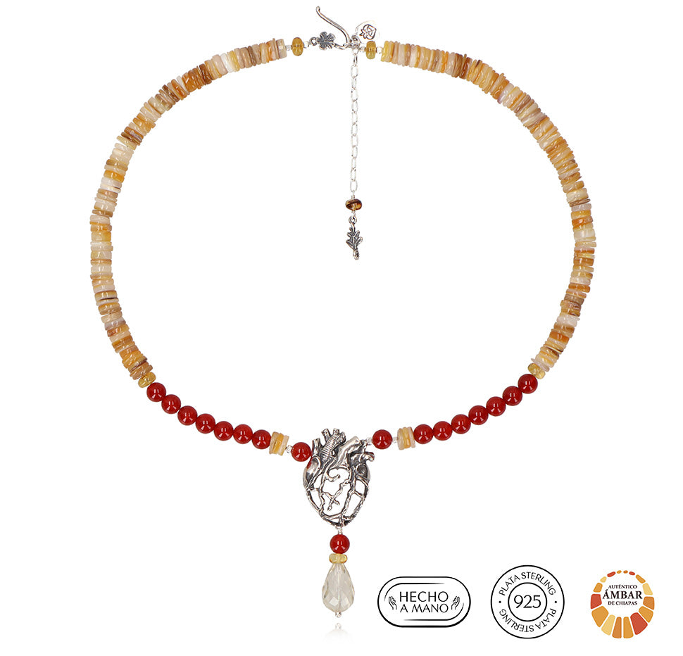 Collar Corazón de Miel