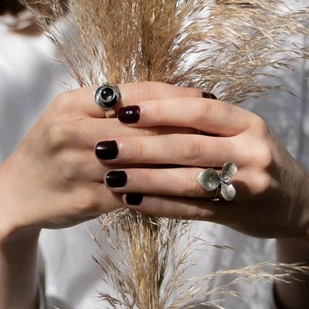 Indigo Flower Ring