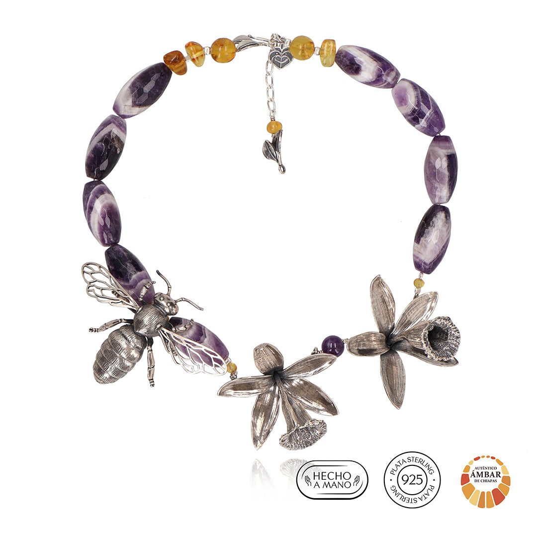 Collar Nido de Orquídea