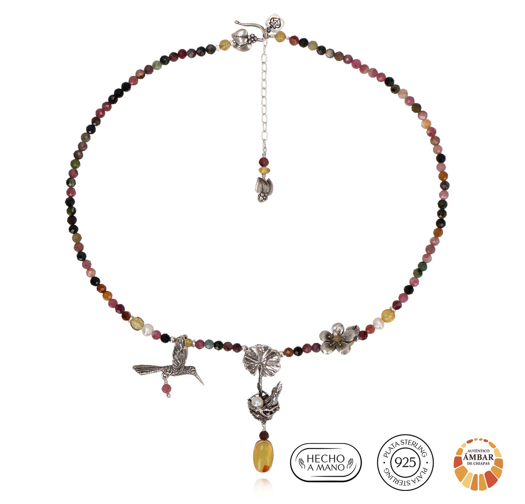 Necklace I go to the nest