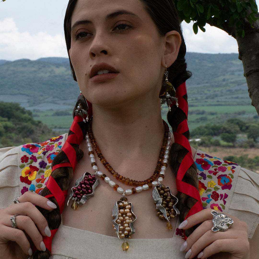 Collar 3 Mazorcas - Hijas de la Milpa
