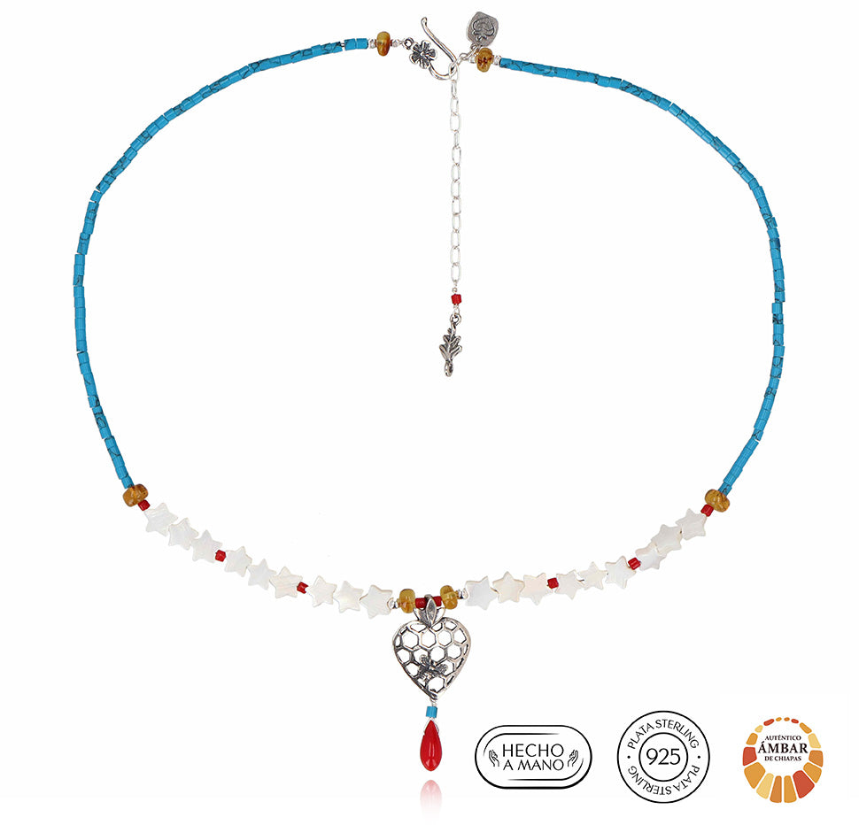 Collar Centro Vivo / Corazón que Sostiene