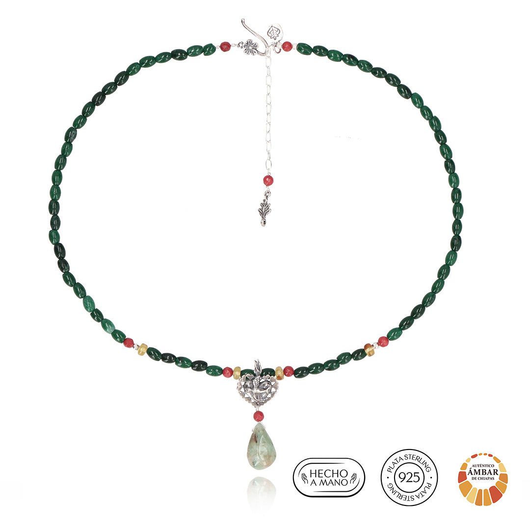 Collar Corazón de luz